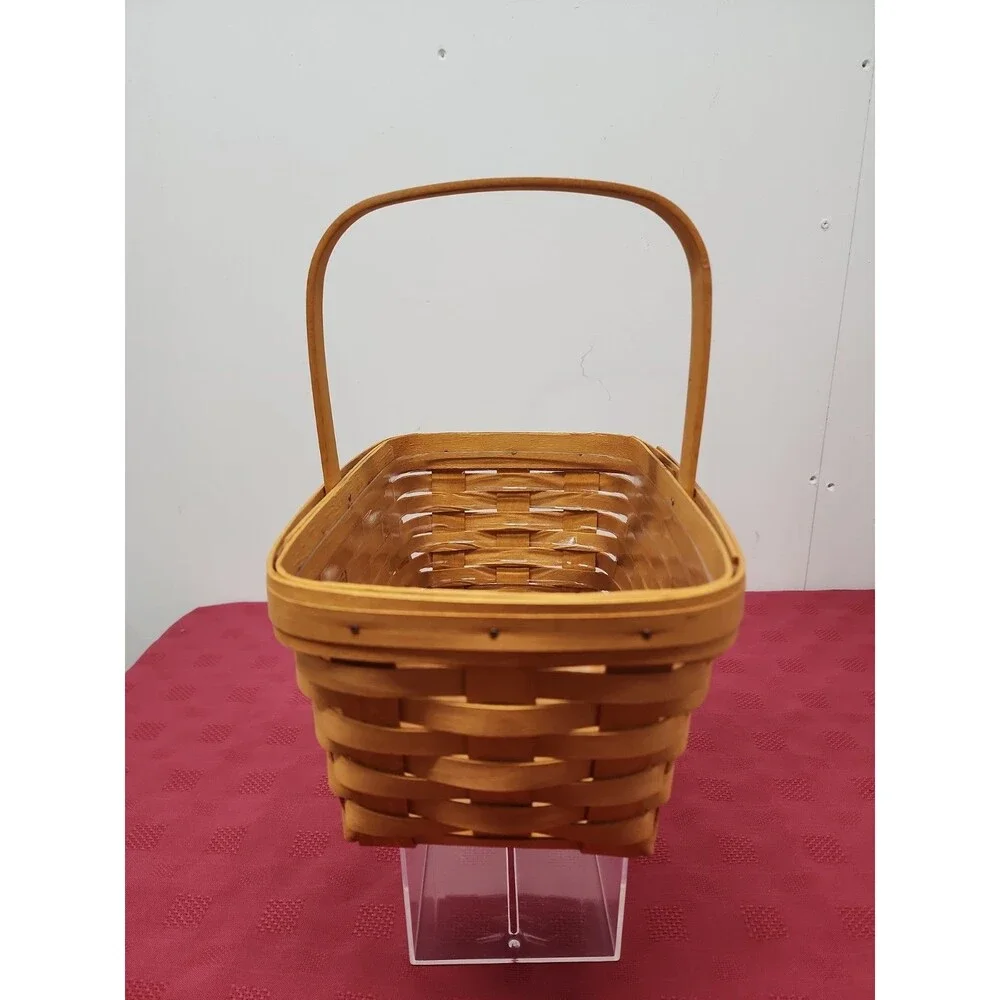 Vintage Longaberger Small Market Basket 11